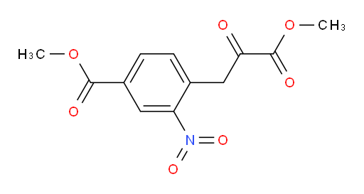 methyl 4-(3-methoxy-2,3-dioxopropyl)-3-nitrobenzoate