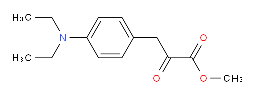 methyl 3-(4-(diethylamino)phenyl)-2-oxopropanoate