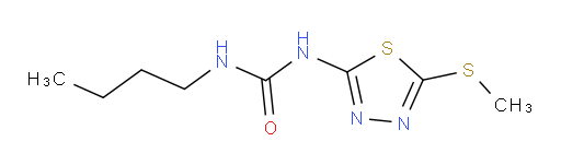 1-butyl-3-(5-(methylthio)-1,3,4-thiadiazol-2-yl)urea