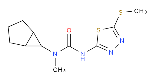 1-(bicyclo[3.1.0]hexan-6-yl)-1-methyl-3-(5-(methylthio)-1,3,4-thiadiazol-2-yl)urea