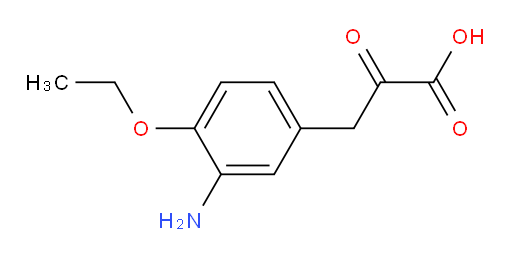 3-(3-amino-4-ethoxyphenyl)-2-oxopropanoic acid