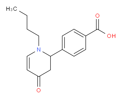 4-(1-butyl-4-oxo-1,2,3,4-tetrahydropyridin-2-yl)benzoic acid