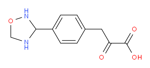 3-(4-(1,2,4-oxadiazolidin-3-yl)phenyl)-2-oxopropanoic acid