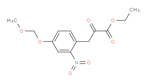 ethyl 3-(4-(methoxymethoxy)-2-nitrophenyl)-2-oxopropanoate