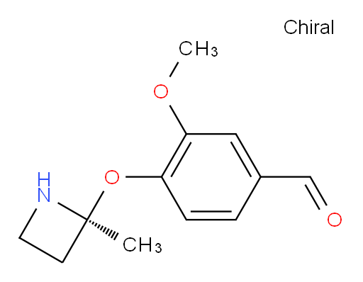 (S)-3-methoxy-4-((2-methylazetidin-2-yl)oxy)benzaldehyde