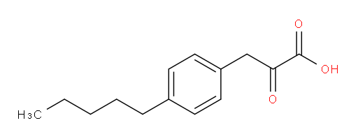 2-oxo-3-(4-pentylphenyl)propanoic acid