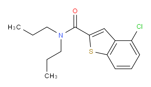 4-chloro-N,N-dipropylbenzo[b]thiophene-2-carboxamide