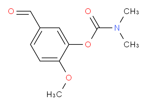 5-formyl-2-methoxyphenyl dimethylcarbamate