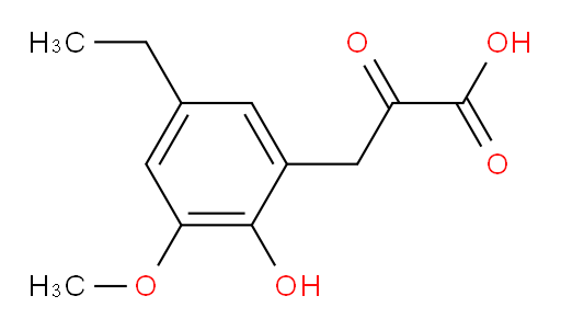 3-(5-ethyl-2-hydroxy-3-methoxyphenyl)-2-oxopropanoic acid