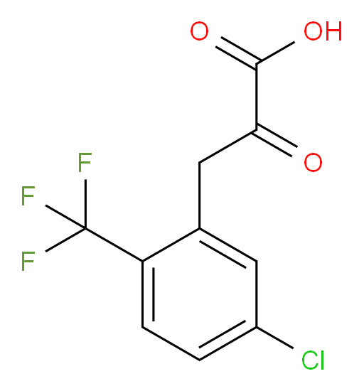 3-(5-chloro-2-(trifluoromethyl)phenyl)-2-oxopropanoic acid