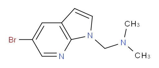 1-(5-bromo-1H-pyrrolo[2,3-b]pyridin-1-yl)-N,N-dimethylmethanamine