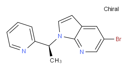 (S)-5-bromo-1-(1-(pyridin-2-yl)ethyl)-1H-pyrrolo[2,3-b]pyridine
