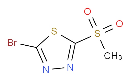 2-bromo-5-(methylsulfonyl)-1,3,4-thiadiazole