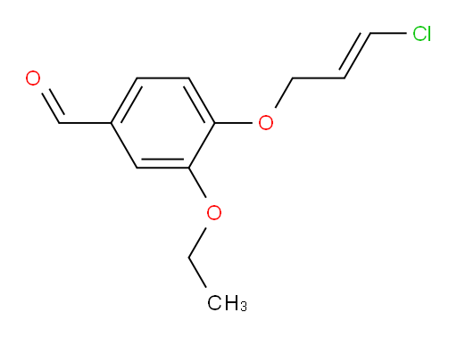 (E)-4-((3-chloroallyl)oxy)-3-ethoxybenzaldehyde