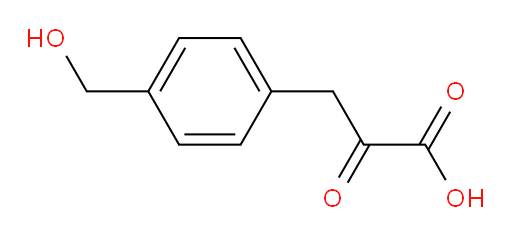 3-(4-(hydroxymethyl)phenyl)-2-oxopropanoic acid