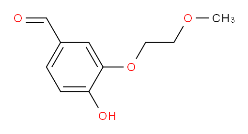 4-hydroxy-3-(2-methoxyethoxy)benzaldehyde