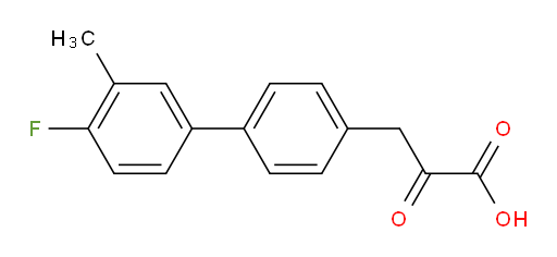 3-(4'-fluoro-3'-methyl-[1,1'-biphenyl]-4-yl)-2-oxopropanoic acid