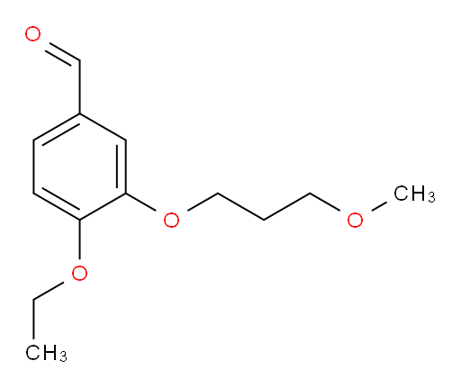 4-ethoxy-3-(3-methoxypropoxy)benzaldehyde