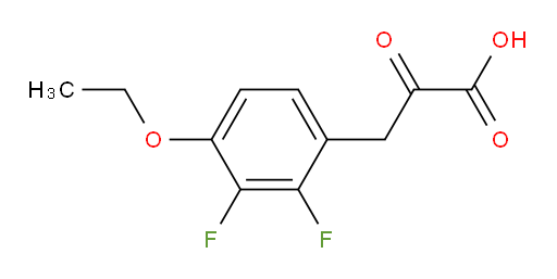 3-(4-ethoxy-2,3-difluorophenyl)-2-oxopropanoic acid