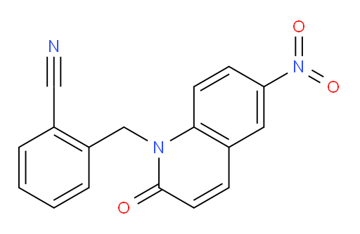 2-((6-nitro-2-oxoquinolin-1(2H)-yl)methyl)benzonitrile
