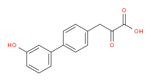 3-(3'-hydroxy-[1,1'-biphenyl]-4-yl)-2-oxopropanoic acid