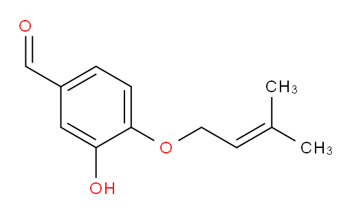 3-hydroxy-4-((3-methylbut-2-en-1-yl)oxy)benzaldehyde