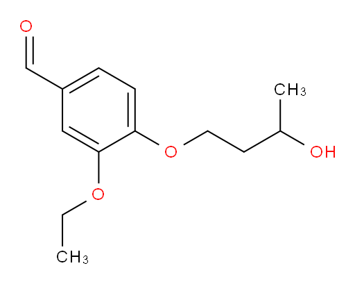 3-ethoxy-4-(3-hydroxybutoxy)benzaldehyde