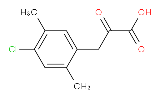 3-(4-chloro-2,5-dimethylphenyl)-2-oxopropanoic acid