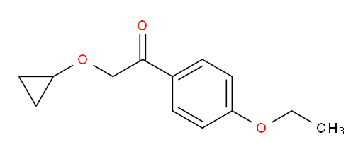 2-cyclopropoxy-1-(4-ethoxyphenyl)ethanone