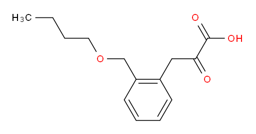 3-(2-(butoxymethyl)phenyl)-2-oxopropanoic acid