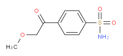 4-(2-methoxyacetyl)benzenesulfonamide