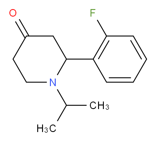 2-(2-fluorophenyl)-1-isopropylpiperidin-4-one