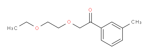 2-(2-ethoxyethoxy)-1-(m-tolyl)ethanone