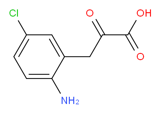 3-(2-amino-5-chlorophenyl)-2-oxopropanoic acid