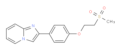 2-(4-(2-(methylsulfonyl)ethoxy)phenyl)imidazo[1,2-a]pyridine