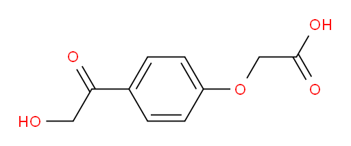 2-(4-(2-hydroxyacetyl)phenoxy)acetic acid