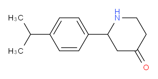 2-(4-isopropylphenyl)piperidin-4-one