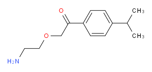 2-(2-aminoethoxy)-1-(4-isopropylphenyl)ethanone