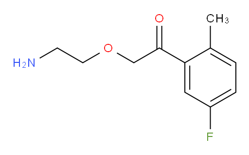 2-(2-aminoethoxy)-1-(5-fluoro-2-methylphenyl)ethanone