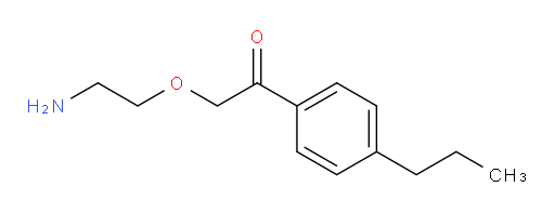 2-(2-aminoethoxy)-1-(4-propylphenyl)ethanone