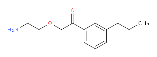 2-(2-aminoethoxy)-1-(3-propylphenyl)ethanone