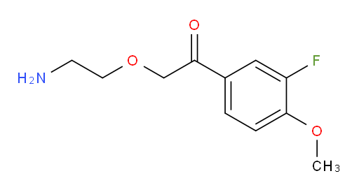 2-(2-aminoethoxy)-1-(3-fluoro-4-methoxyphenyl)ethanone