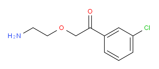 2-(2-aminoethoxy)-1-(3-chlorophenyl)ethanone