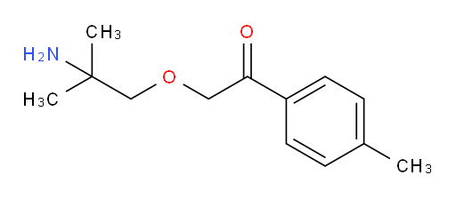 2-(2-amino-2-methylpropoxy)-1-(p-tolyl)ethanone