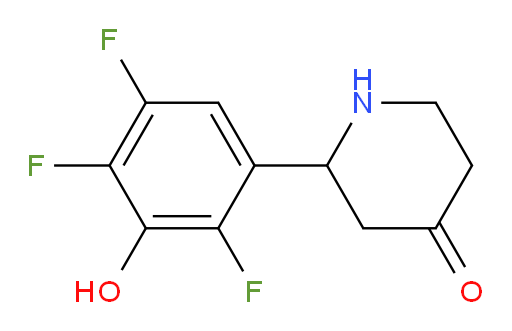 2-(2,4,5-trifluoro-3-hydroxyphenyl)piperidin-4-one