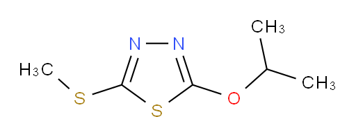 2-isopropoxy-5-(methylthio)-1,3,4-thiadiazole