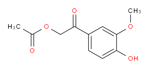 2-(4-hydroxy-3-methoxyphenyl)-2-oxoethyl acetate
