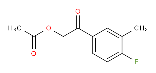 2-(4-fluoro-3-methylphenyl)-2-oxoethyl acetate