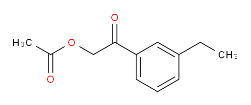 2-(3-ethylphenyl)-2-oxoethyl acetate