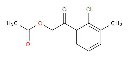 2-(2-chloro-3-methylphenyl)-2-oxoethyl acetate